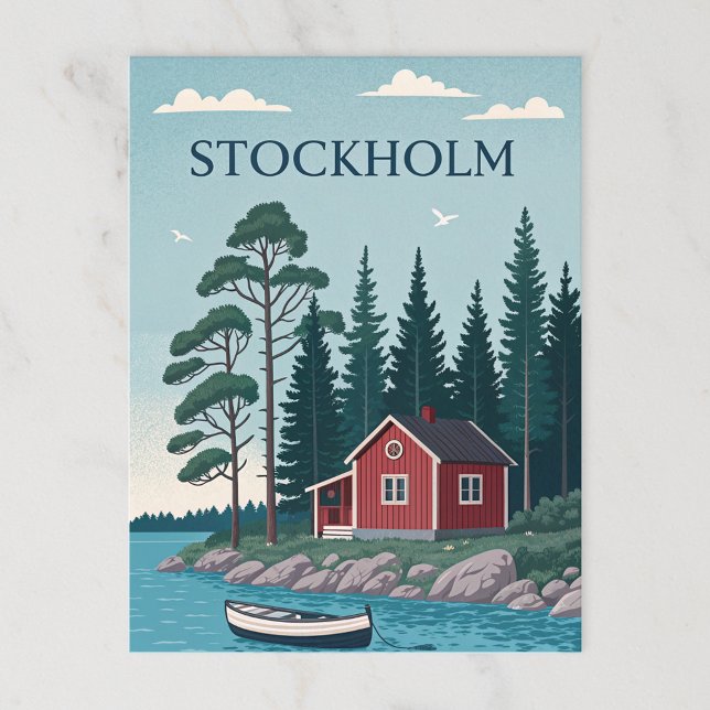 Stockholm, Schweden Postkarte (Von Creator hochgeladen)