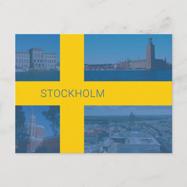 Stockholm - Schweden Postkarte (Vorderseite)