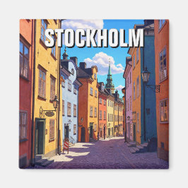 Stockholm Schweden Reisen Magnet