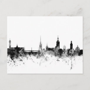 Stockholm Schweden Skyline Postkarte