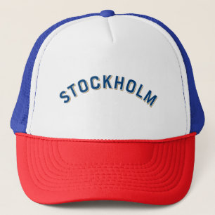 Stockholm, Schweden Vintag Arch Truckerkappe