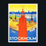 Stockholm Schweden Vintage Reise Postcard Postkarte<br><div class="desc">Stockholm Schweden Vintage Reise Postcard</div>