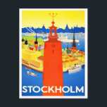 Stockholm Schweden Vintage Reise Postcard Postkarte<br><div class="desc">Stockholm Schweden Vintage Reise Postcard</div>