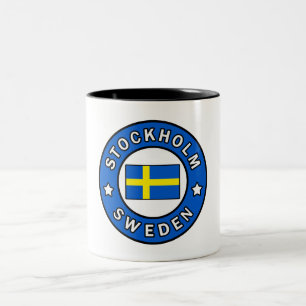 Stockholm Schweden Zweifarbige Tasse