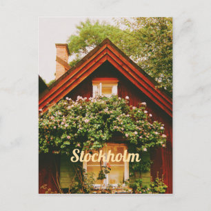 Stockholm, Södermalm, Schweden Feiertagspostkarte