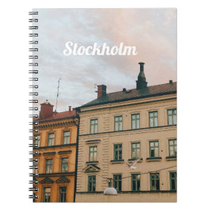 Stockholm Södermalm Stadtansicht Notizblock