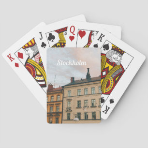 Stockholm Södermalm Stadtansicht Spielkarten