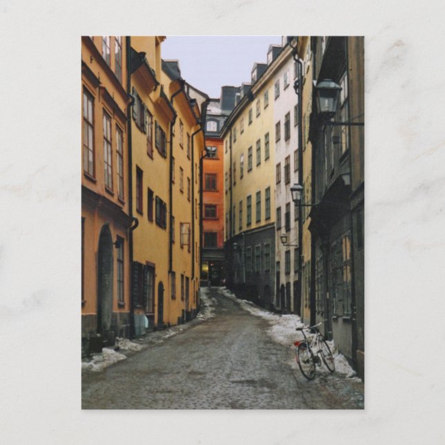 Stockholm Street Postcard Postkarte (Vorderseite)