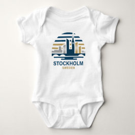 Stockholm Sweden Europe Baby Strampler