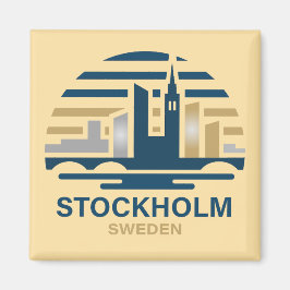 Stockholm Sweden Europe Magnet