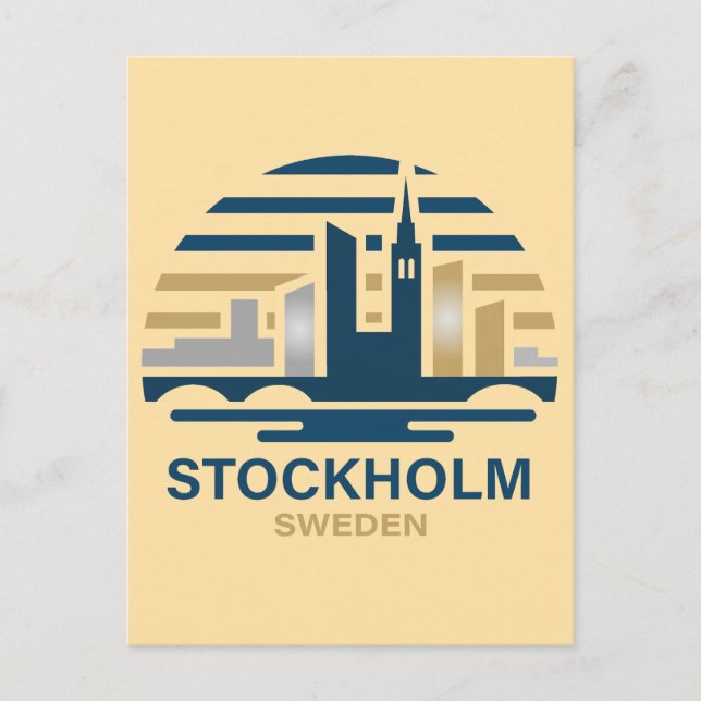 Stockholm Sweden Europe Postkarte (Vorderseite)