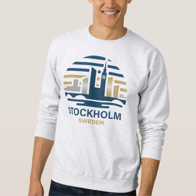 Stockholm Sweden Europe Sweatshirt (Vorderseite)