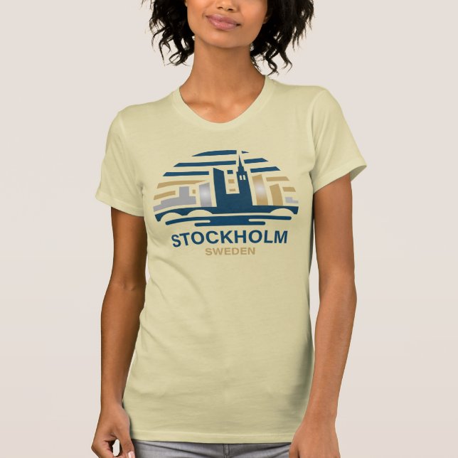 Stockholm Sweden Europe T-Shirt (Vorderseite)