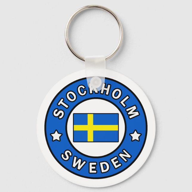 Stockholm Sweden Schlüsselanhänger (Vorderseite)