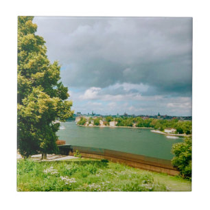 Stockholmer Stadtbild Fliese