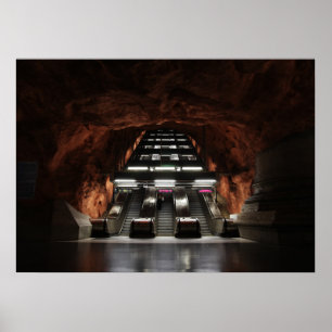 Stockholmer Untergrund I Poster