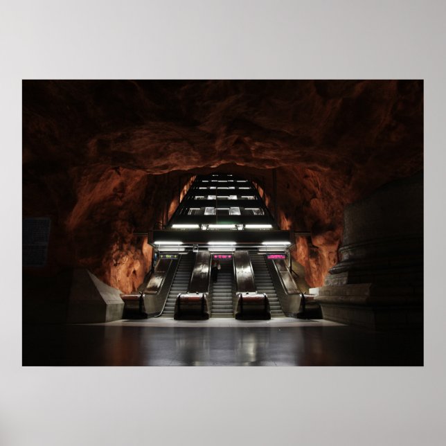 Stockholmer Untergrund I Poster (Vorne)