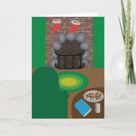 Stockings are hung karte