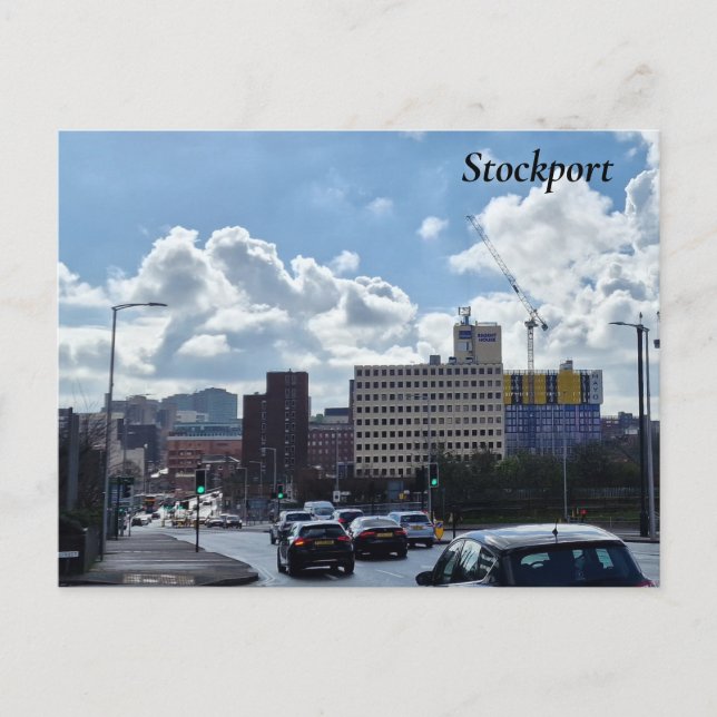 Stockport Postkarte (Vorderseite)