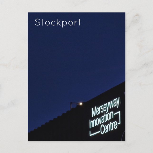 Stockport Postkarte (Vorderseite)