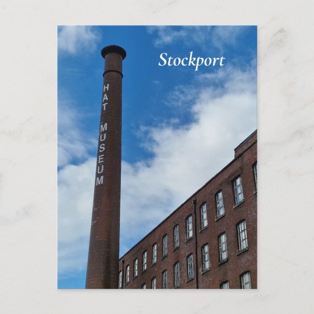 Stockport Postkarte (Vorderseite)