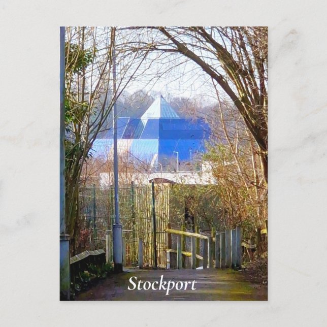 Stockport Postkarte (Vorderseite)