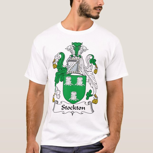 Stockton Familienwappen T-Shirt (Vorderseite)