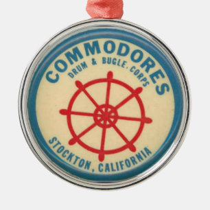 stockton Flottenadmiraltrommel- und Silbernes Ornament