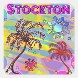 Stockton Happy und Hope Sticker