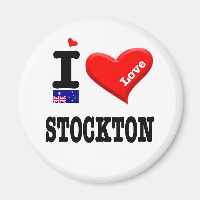 STOCKTON - I Liebe Magnet (Vorne)