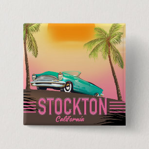 Stockton Kalifornien USA Button
