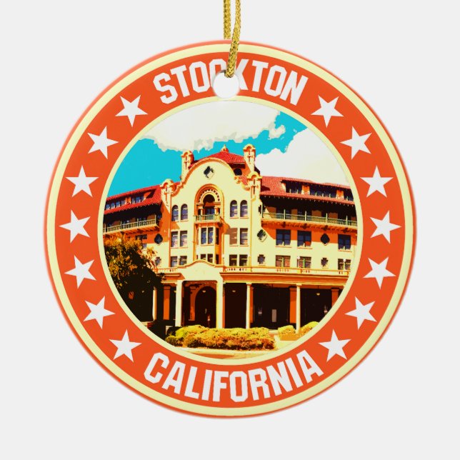 Stockton Keramik Ornament (Vorne)