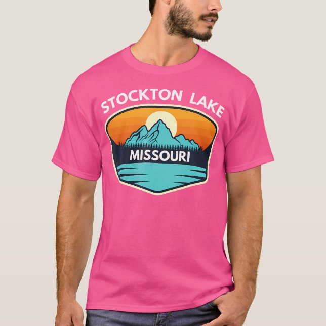 Stockton Lake Missouri Trip Family Summer Fishing T-Shirt (Vorderseite)