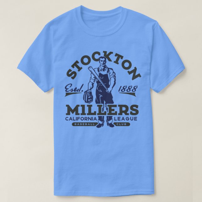 Stockton Millers Baseball T-Shirt (Design vorne)