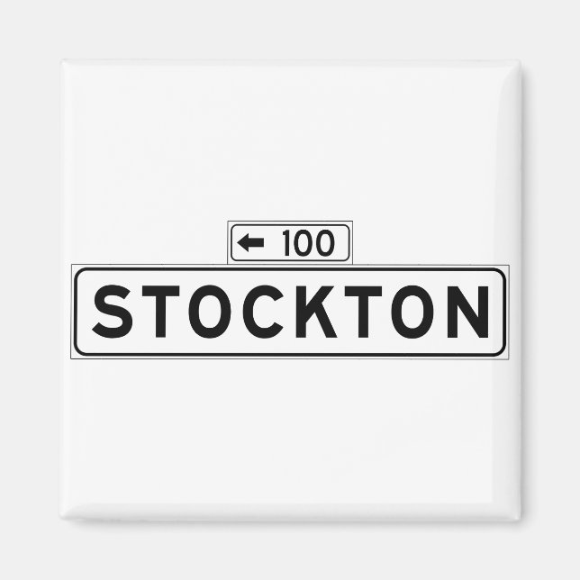 Stockton St., San Francisco Street Sign Magnet (Vorne)