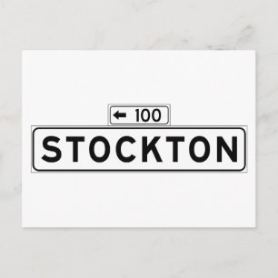 Stockton St., San Francisco Street Sign Postkarte
