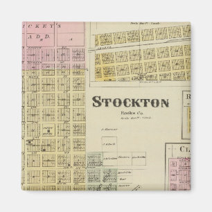 Stockton, Woodston, Rock Port, Clayton, Kansas Magnet