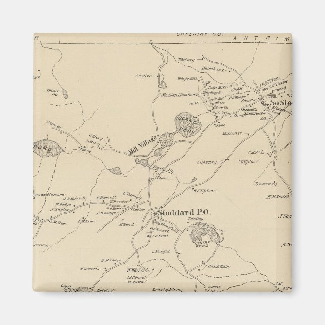 Stoddard, Cheshire Co Magnet (Vorne)