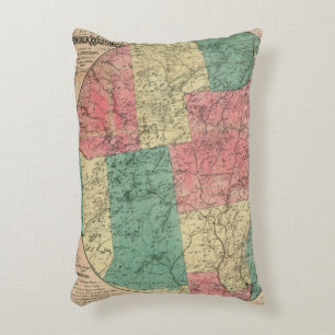 Stoddard's Map of the Adirondack Wilderness, 1883 Dekokissen