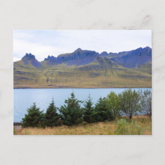 Stodvarfjordur fjord, Island Postkarte