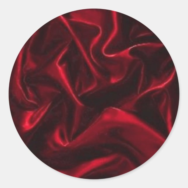 Stoff079 Runder Aufkleber (Vorderseite)