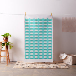 Stoff aus Baumwolle mit Argyle-Muster im Stil der