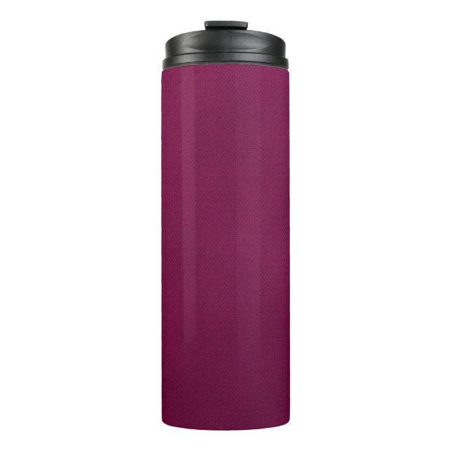 Stoff aus Samt Thermosbecher (Vorderseite)