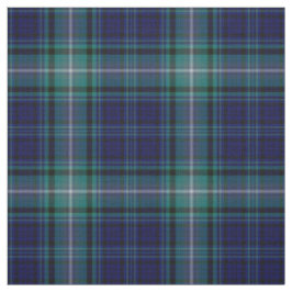Stoff - Blauer und grüner Tartan