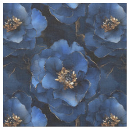 Stoff für blaue Blume in der Nacht