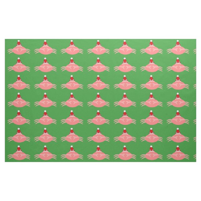 Stoff für Weihnachtskrebse (Fat Quarter (45,7 x 55,9 cm))