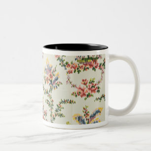 Stoff gesponnen für Königin Marie Antoinette bei Zweifarbige Tasse