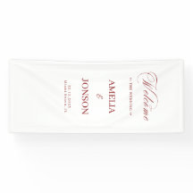 Stoff Hochzeit Willkommensschild Moderne Hochzeit