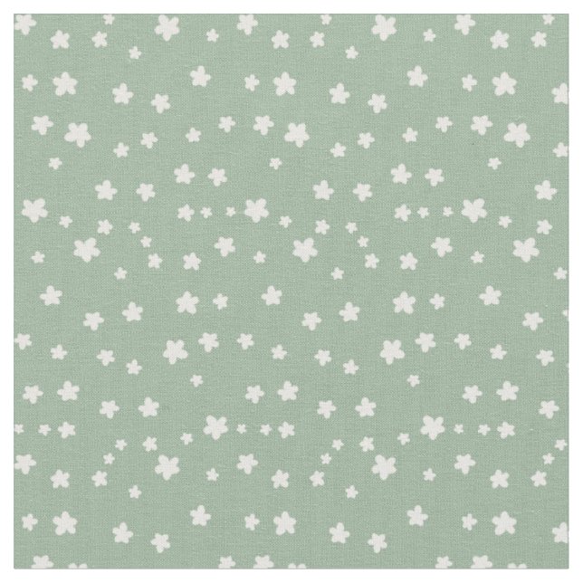 Stoff mit kleinem Blumenmuster (Nahaufnahme)