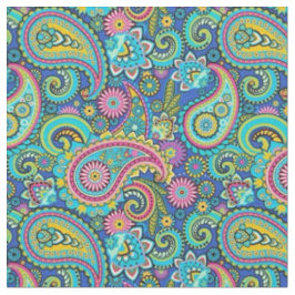 Stoff - Pasley Grün und Blau